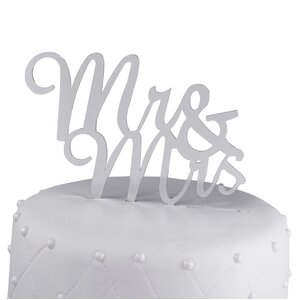 Mr. & Mrs. Acrylic Wedding Cake Topper