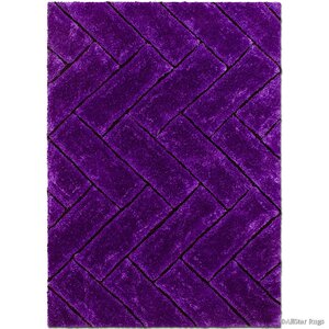 Hand-Tufted Lilac Area Rug