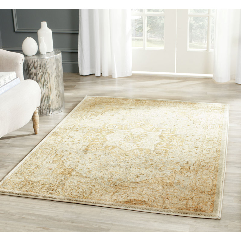 Safavieh Austin Light Gray/Gold Area Rug & Reviews Wayfair