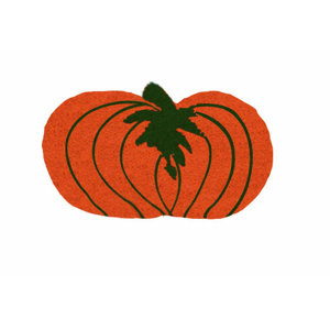 Pumpkin Shaped Doormat