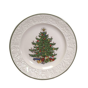 Original Christmas Tree Dickens Embossed 7.25