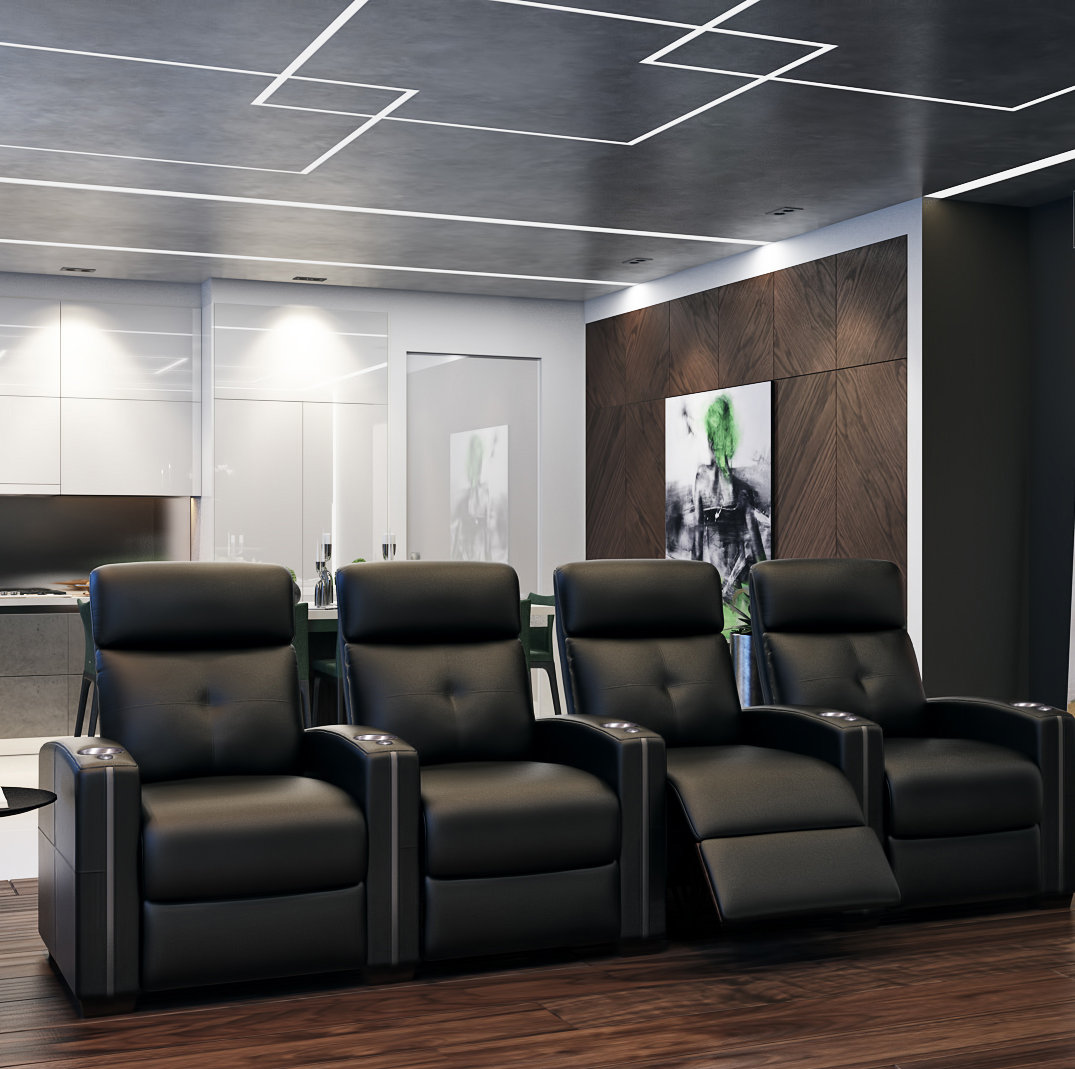 Orren Ellis Home Theater Configurable Seating Reviews Wayfair