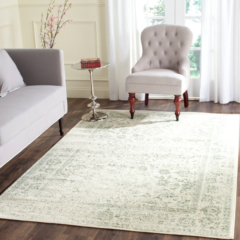 Lark Manor Issa Ivory/Sage Area Rug & Reviews Wayfair.ca