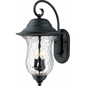 Aurora 3-Light Outdoor Wall Lantern