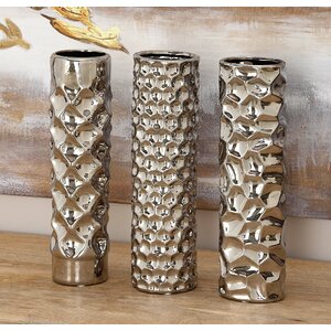 3 Piece Ceramic Vase Set (Set of 3)