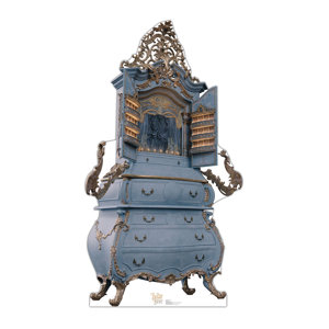 Beauty and the Beast Garderobe Cardboard Standup