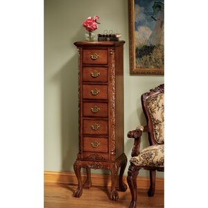 English Chippendale 6 Drawer Tallboy