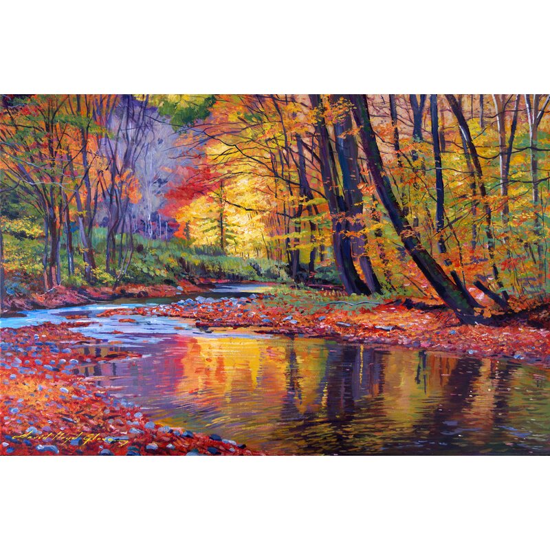 HDC International 'Bright Brooke' Painting Print on Wrapped Canvas ...