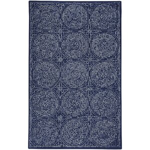 Allure Hand-Tufted Indigo Area Rug