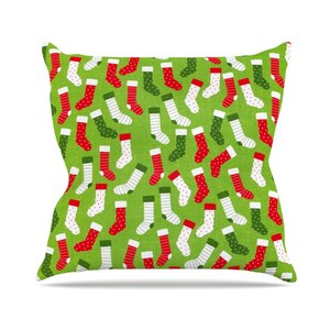 Stocking Season by Heidi Jennnings Throw Pillow