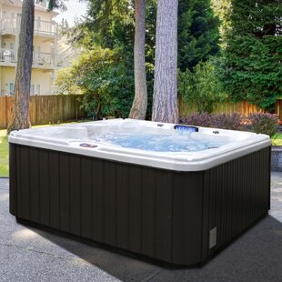 View 7 Person 30 Jet Hot Tub with Backlit Led