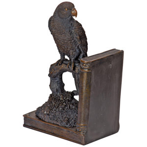 Buchstützen Papagei von Hazelwood Home