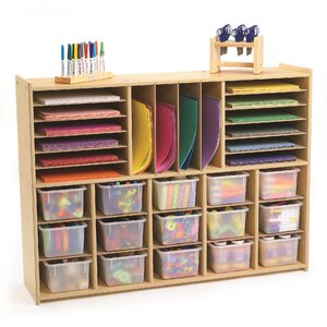 Value Line 31 Compartment Cubby with Trays