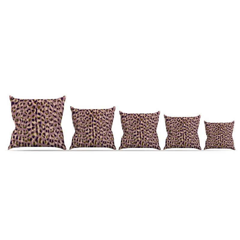 KESS InHouse Leopard Print Throw Pillow & Reviews Wayfair