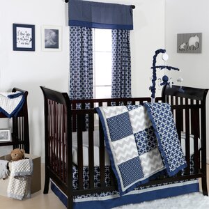 Doodle and Dot Patch 4 Piece Crib Bedding Set