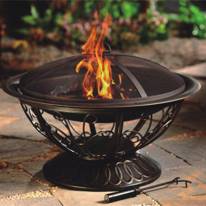 Wood Burning Patio Fire Pits outdoor fireplaces you'll love | wayfair Wood Burning Patio Fire Pits outdoor fireplaces you'll love | wayfair