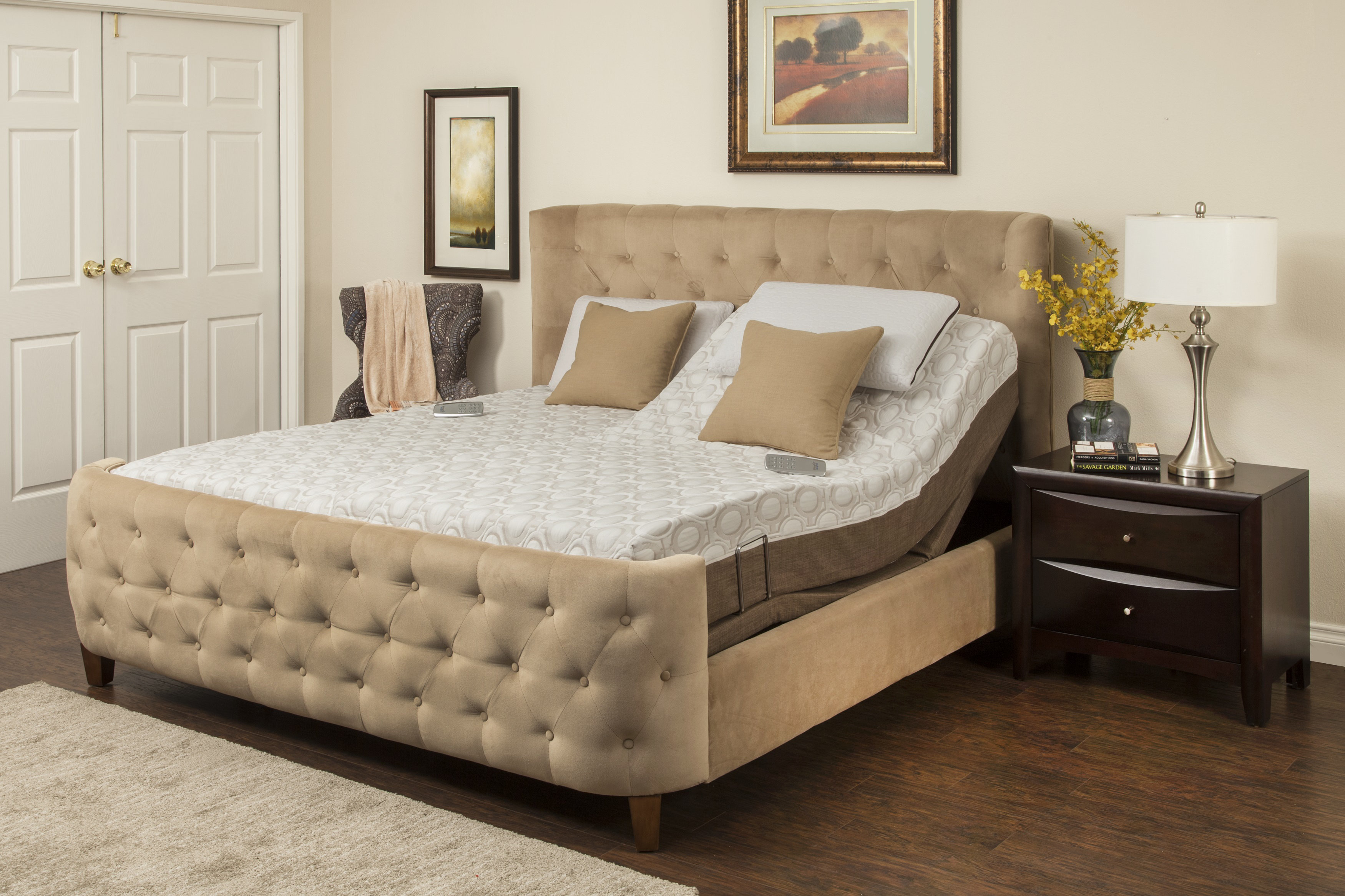 BlissfulNights Dahlia Adjustable Bed Base And Mattress & Reviews Wayfair