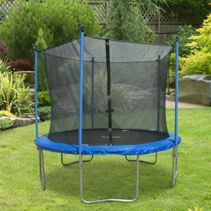 Round Trampoline with Safety Enclosure