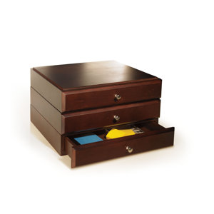 Stacking Wood Desk Organizer