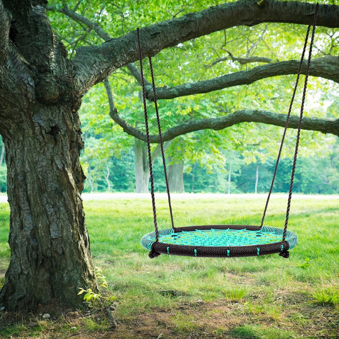 Spider Web Tree Swing Seat With Chains