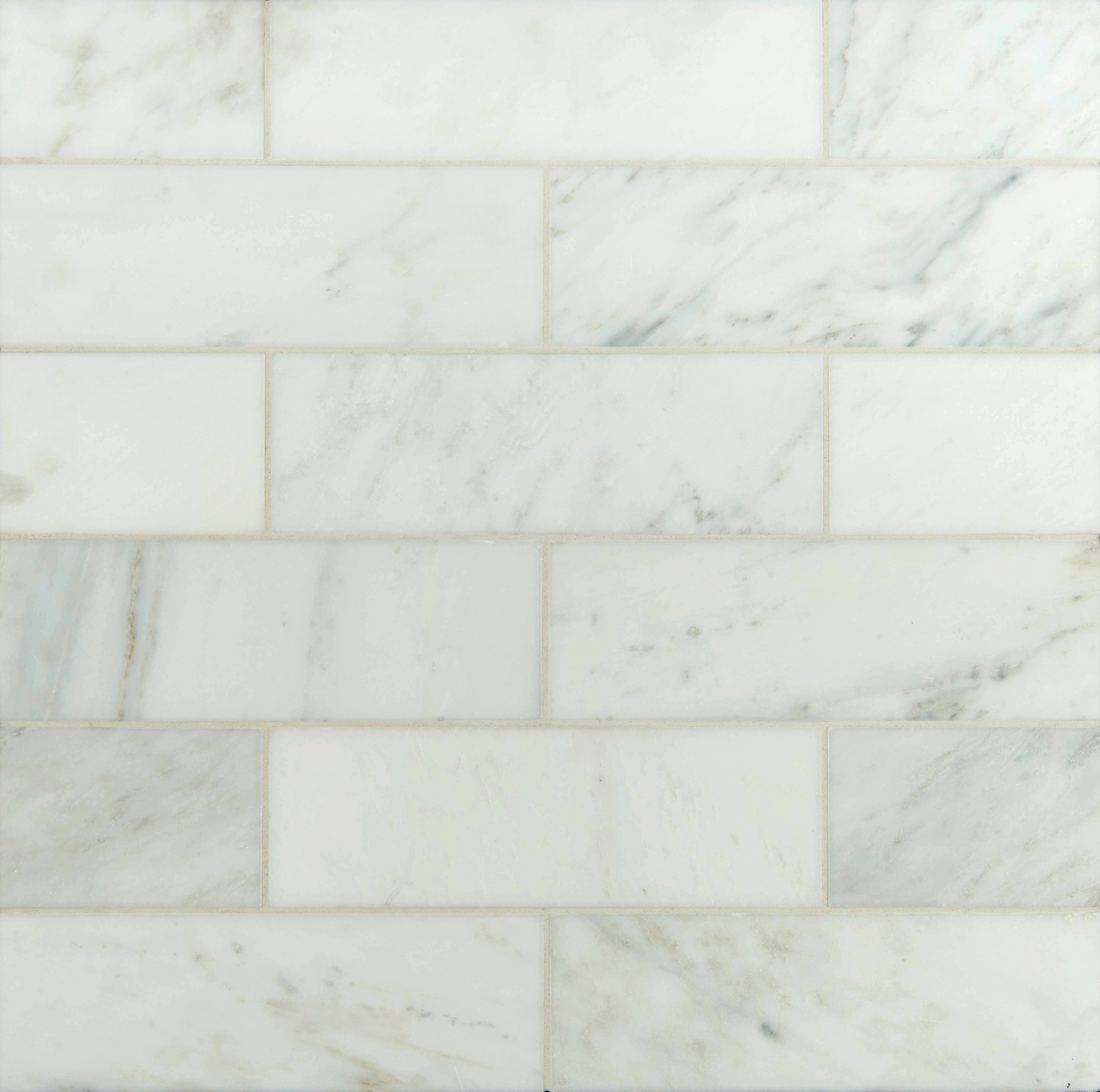 MSI 4" x 12" Polished Marble Tile in Carrara White & Reviews Wayfair