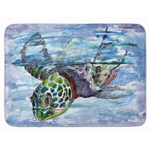 Eastover Loggerhead Sea Turtle in a Dive Memory Foam Bath Rug