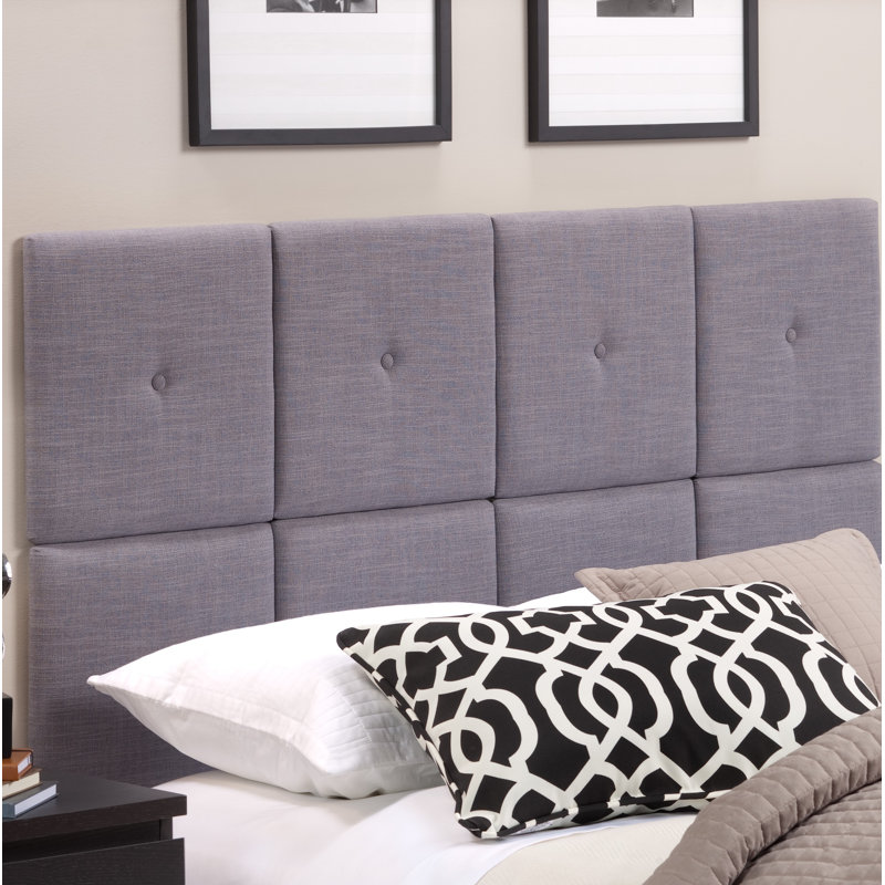Hazelwood Home Chestercot Tiles Upholstered Panel Headboard & Reviews