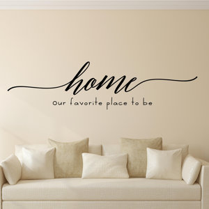 Home Our Favorite Place to Be Vinyl Wall Decal