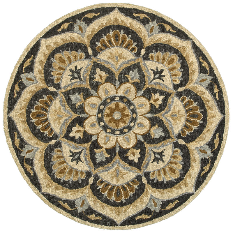 Darby Home Co Owensboro Plush Handmade Black Indoor Area Rug & Reviews