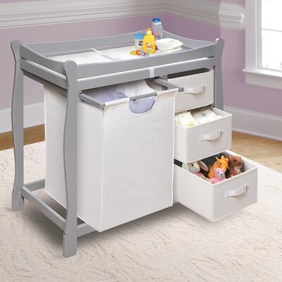 rosanna changing table with hamper