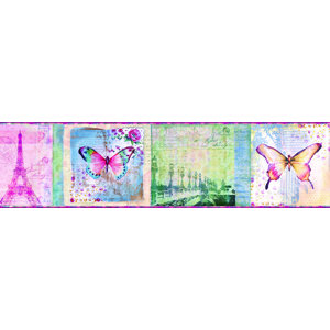 Borders By Chesapeake Worldly Bon Voyage 15' x 6