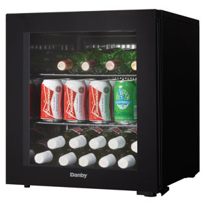16 Bottle Single Zone Freestanding Wine Cooler by Danby