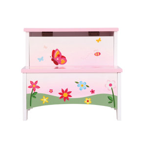 Butterfly Buddies Step Stool with Storage by Guidecraft