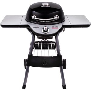 40″ Patio Bistrou00ae TRU-Infrared Portable Electric Grill with Side Shelves