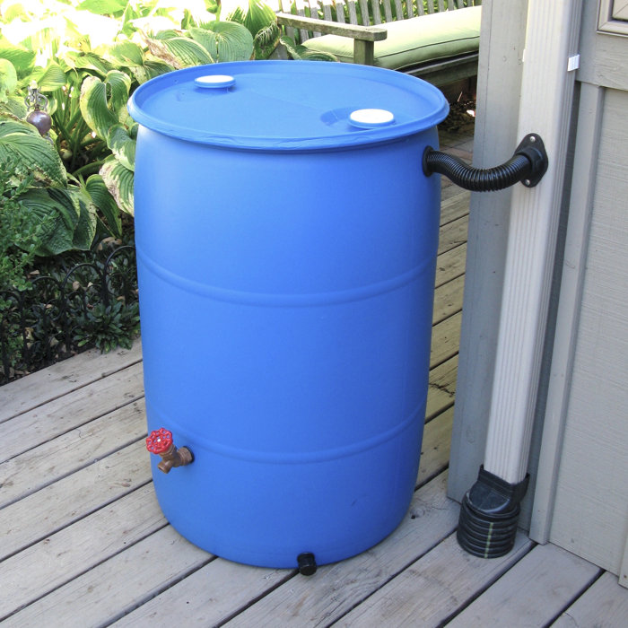 Earthminded Diy Rain Barrel Diverter Parts Kit Reviews Wayfair Ca Diy Rain Barrel Diverter Parts Kit