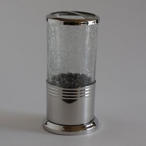 Goodman Crackle Glass Toothbrush Holder