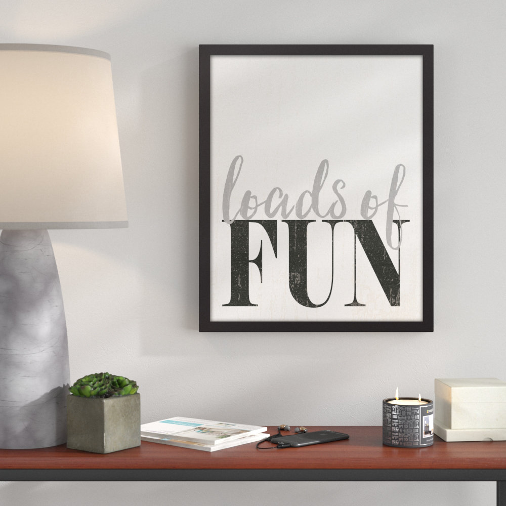 Ivy Bronx Loads Of Fun Laundry Room Framed Textual Art On Canvas Ivy Bronx Loads Of Fun Laundry Room Framed Textual Art On Canvas Reviews Wayfair