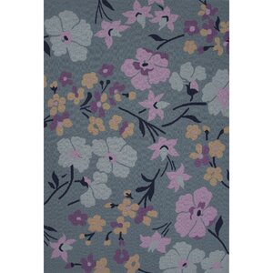 Capucina Polyester Hand Tufted Blue/Purple Area Rug
