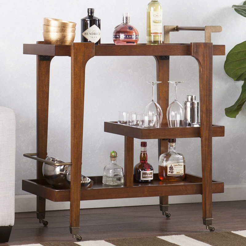 Langley Street Clarity Bar Cart Reviews Wayfair Clarity Bar Cart