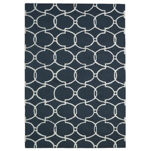 Wool Hand-Tufted Charcoal/Ivory Area Rug