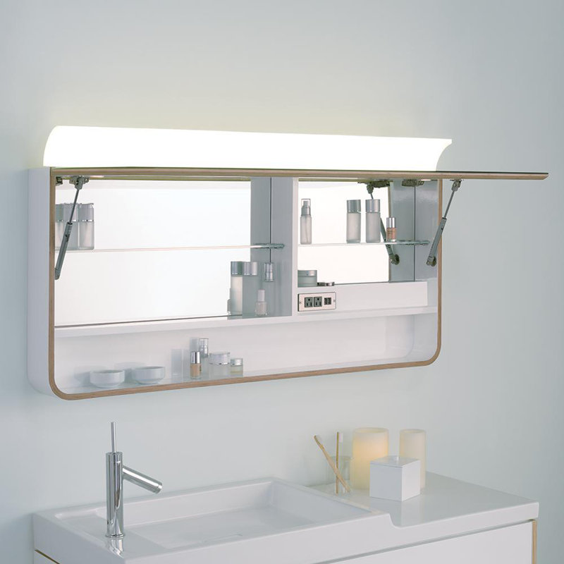 Ronbow Unity Mirror 47.24" x 25.63" Surface Mount Medicine ...