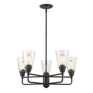 Clayton 5-Light Semi Flush Mount