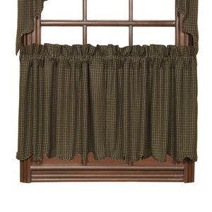 Millicent Plaid Scalloped Lined Tier (Set of 2)