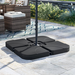 Offset Umbrella Base Weight Wayfair Aylin Plastic Umbrella Base Weights