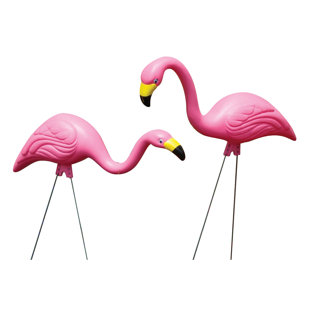 Lawn Flamingo Wayfair Pink Flamingo 2 Pieces Garden Stake Set
