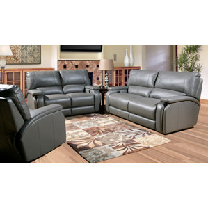 Shelburn Leather Configurable Living Room Set by Red Barrel Studio