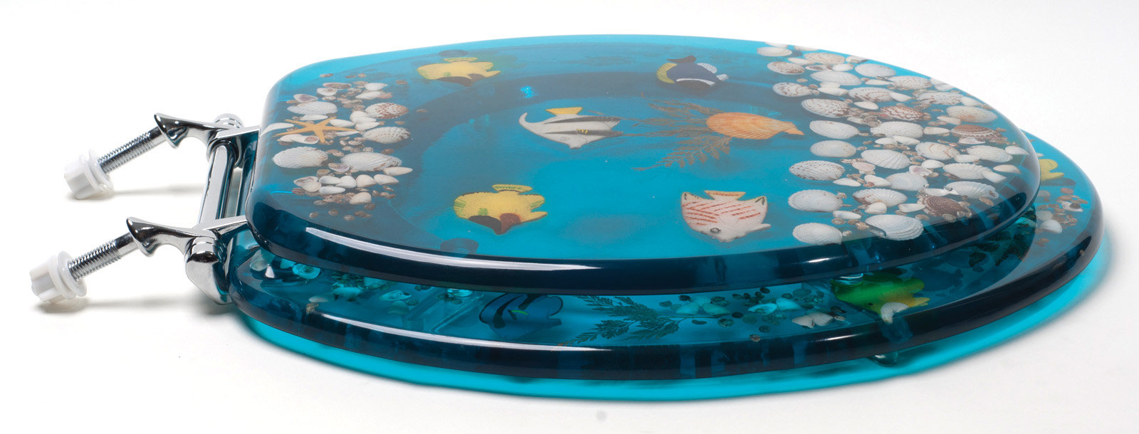 Comfort Seats Aquarium Acrylic Round Toilet Seat & Reviews | Wayfair