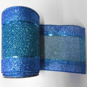 Diamond Mesh Edged Ribbon