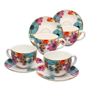 Teacups & Saucers You\'ll Love | Wayfair Teacups & Saucers You\'ll Love | Wayfair