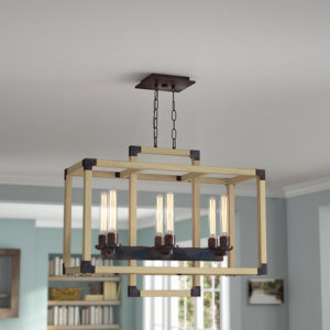 Tianna 6-Light Linear Candle-Style Chandelier